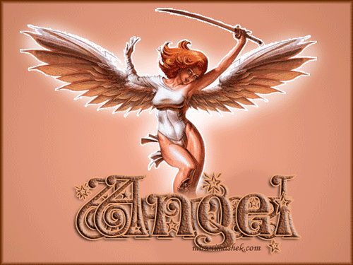 gif картинка Angel онлайн, анимированная анимационная картинка с надписями 