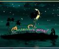 Волшебная ночь для двоих на необитаемом острове, анимированная картинка про ночь